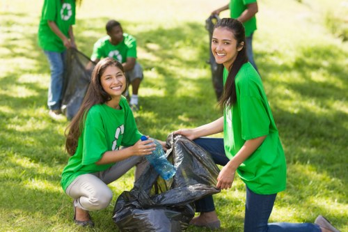 Clearing garden debris and waste