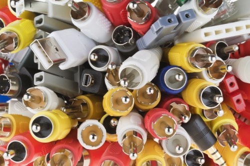 Personnel wearing PPE during waste removal operations